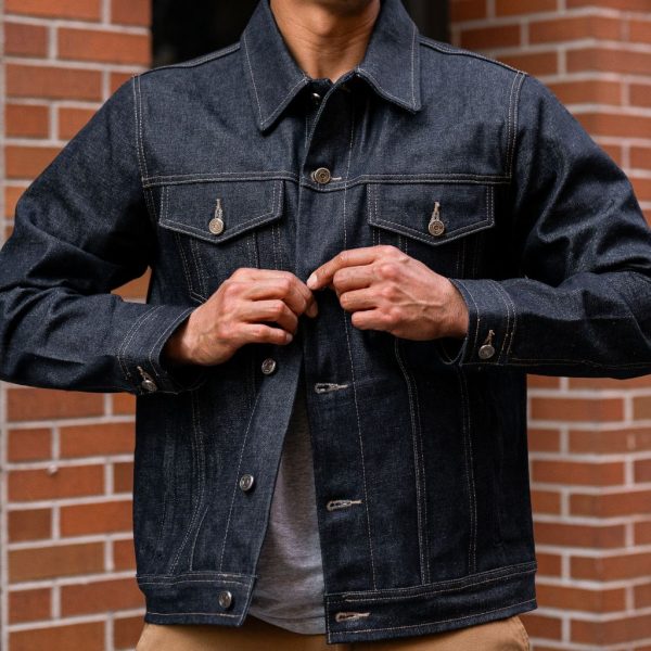 Selvedge Denim Trucker Jacket - Image 2