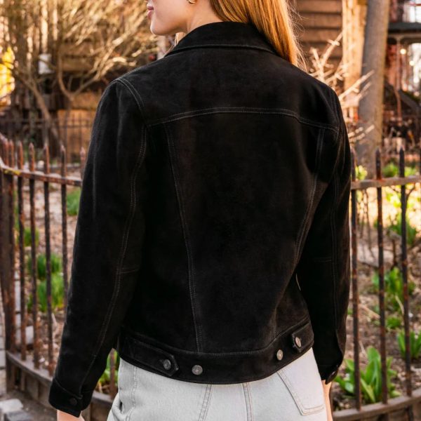 Suede Trucker Jacket - Image 2