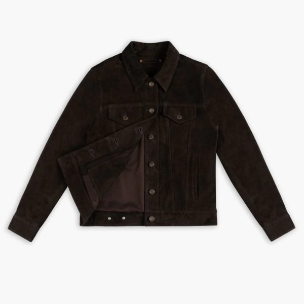 Suede Trucker Jacket - Image 5