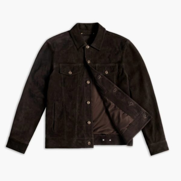 Suede Trucker Jacket - Image 5