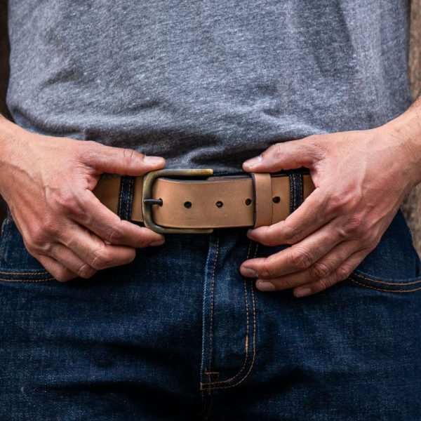 Men's Heritage Leather Belt - Image 5