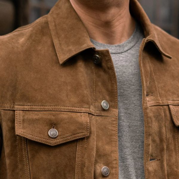Suede Trucker Jacket - Image 2