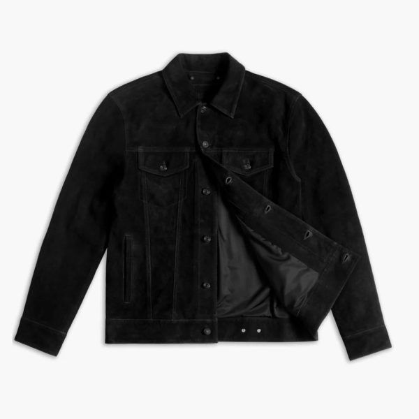 Suede Trucker Jacket - Image 5