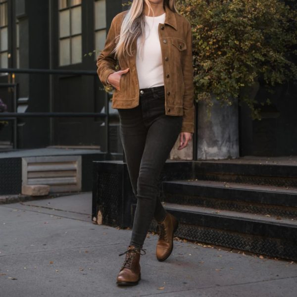Suede Trucker Jacket - Image 3