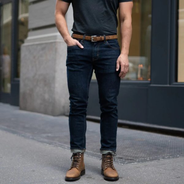 Men's Classic Leather Belt - Image 5