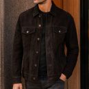 Suede Trucker Jacket