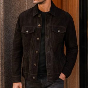 Suede Trucker Jacket