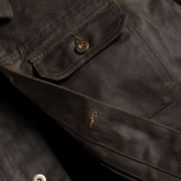 Waxed Trucker Jacket - Image 7