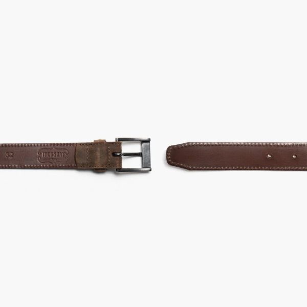 Men's Classic Leather Belt - Image 3