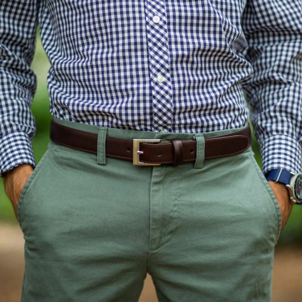 Men's Classic Leather Belt - Image 3