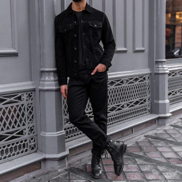 Suede Trucker Jacket - Image 3