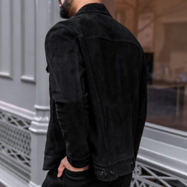 Suede Trucker Jacket - Image 2