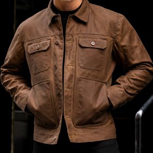Waxed Trucker Jacket