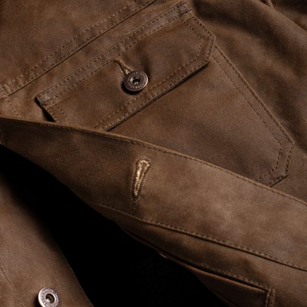Waxed Trucker Jacket - Image 7