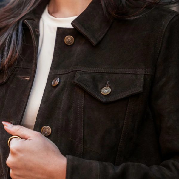 Suede Trucker Jacket - Image 2