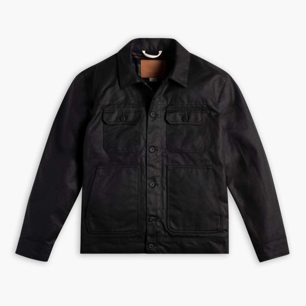 Waxed Trucker Jacket - Image 4