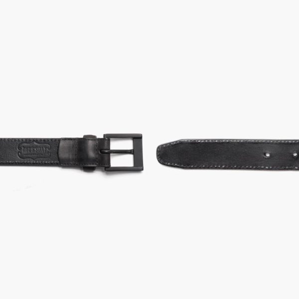 Men's Classic Leather Belt - Image 3