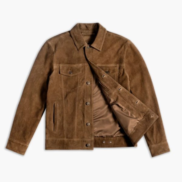Suede Trucker Jacket - Image 5