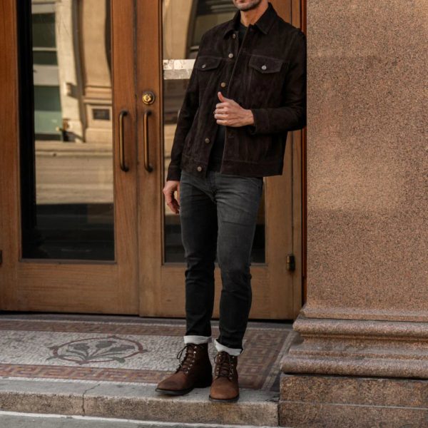 Suede Trucker Jacket - Image 3