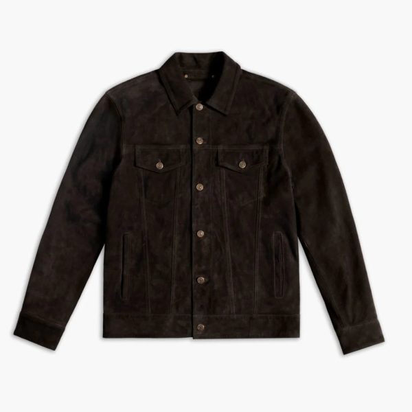 Suede Trucker Jacket - Image 4