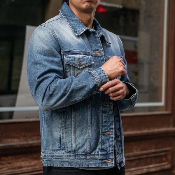 Selvedge Denim Trucker Jacket - Image 2