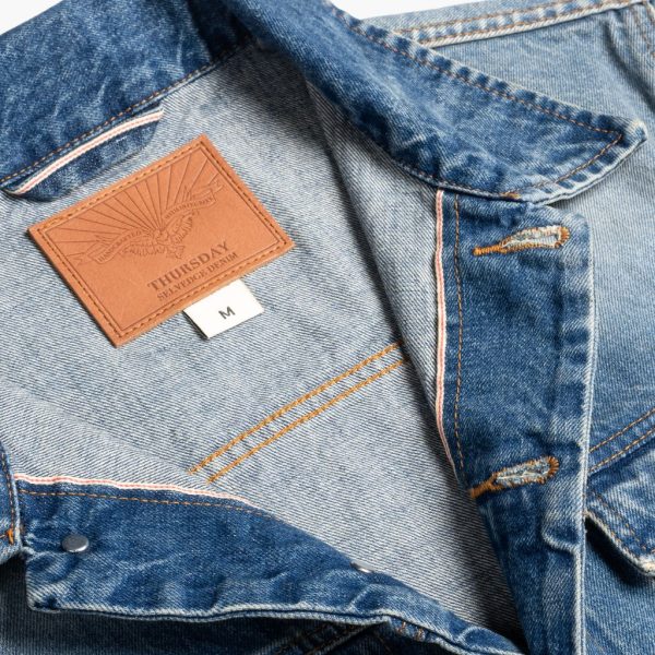 Selvedge Denim Trucker Jacket - Image 7