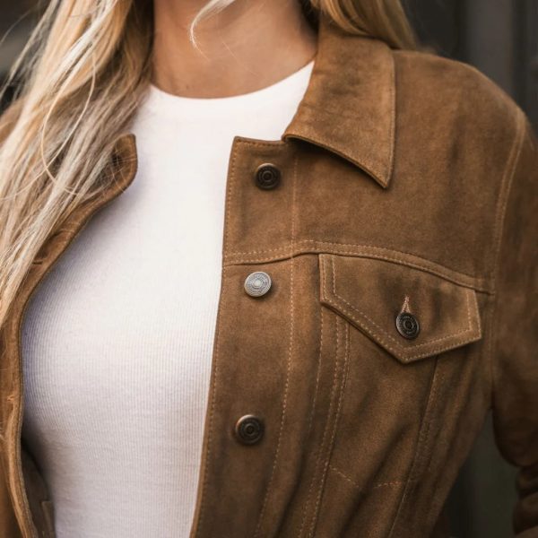 Suede Trucker Jacket - Image 2
