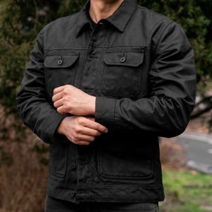Waxed Trucker Jacket