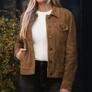 Suede Trucker Jacket