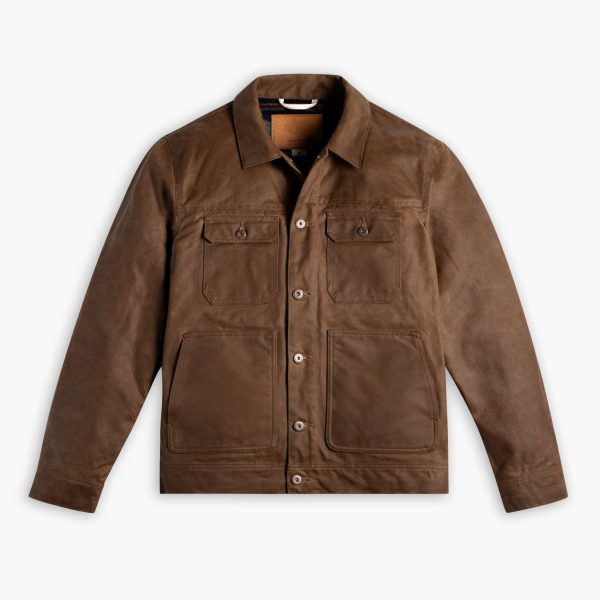 Waxed Trucker Jacket - Image 4