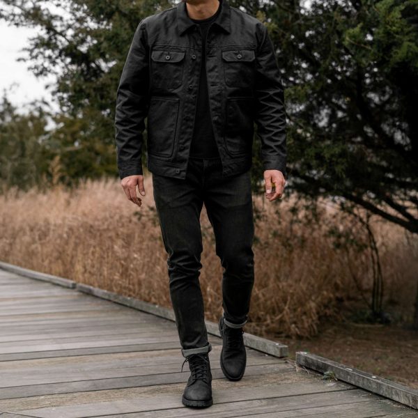 Waxed Trucker Jacket - Image 3