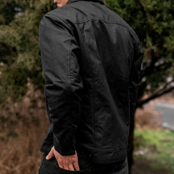 Waxed Trucker Jacket - Image 2