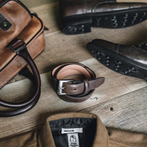 Men's Classic Leather Belt - Image 6