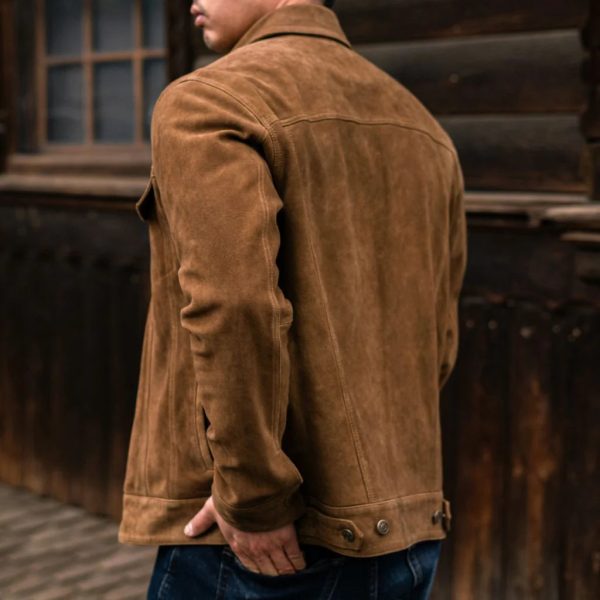 Suede Trucker Jacket - Image 3