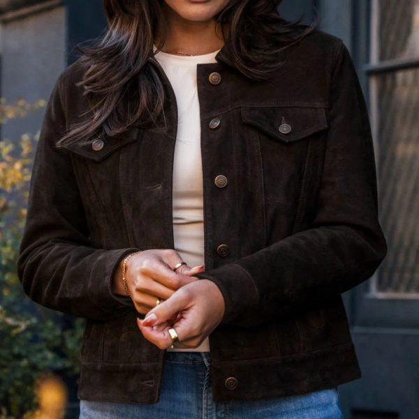 Suede Trucker Jacket
