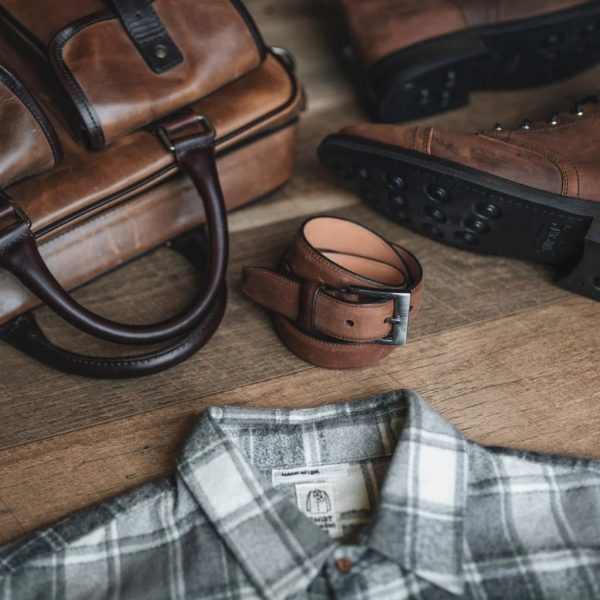 Men's Classic Leather Belt - Image 6