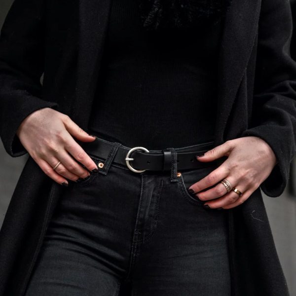 Women's Circle Leather Belt - Image 4