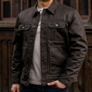 Waxed Trucker Jacket