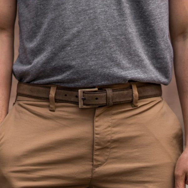 Men's Classic Leather Belt - Image 4