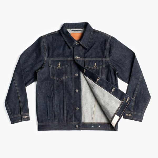 Selvedge Denim Trucker Jacket - Image 5
