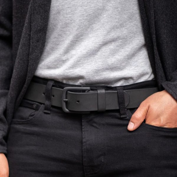 Men's Heritage Leather Belt - Image 4