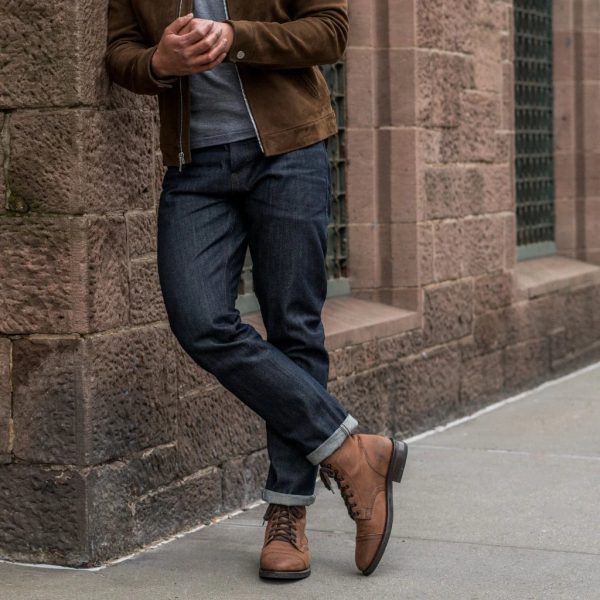 UB Selvedge Slim Tapered Jeans - Image 9