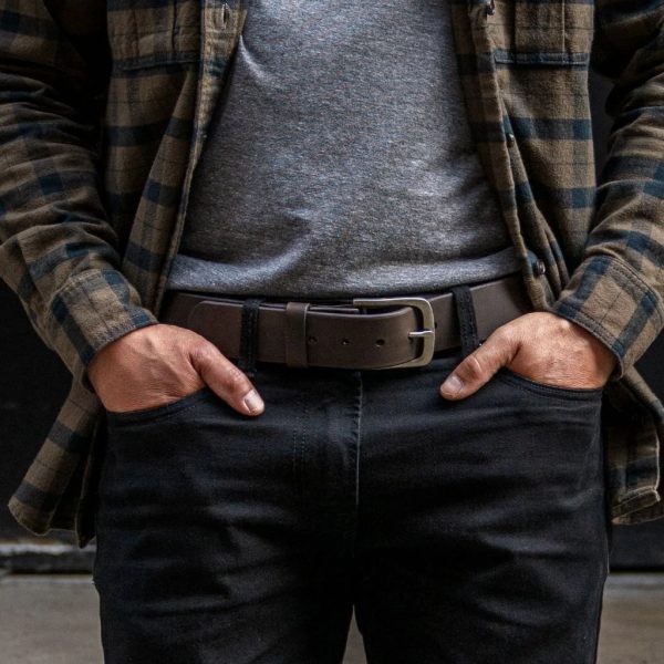 Men's Heritage Leather Belt - Image 4