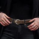 Women's Circle Leather Belt