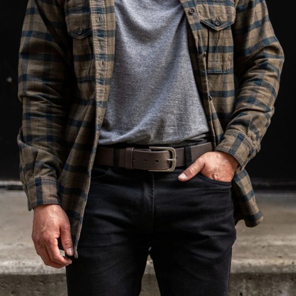 Men's Heritage Leather Belt - Image 5