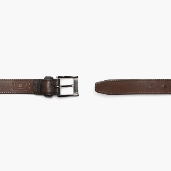 Men's Classic Leather Belt - Image 3