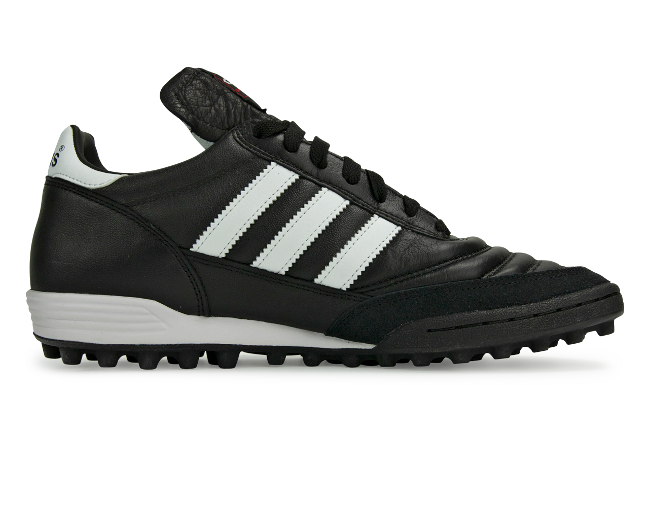 adidas Men's Mundial Team Turf Soccer Shoes Black/Running White - Image 2