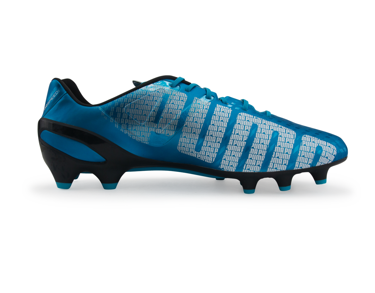 PUMA Men's evoSPEED 1.3 FG Hawaiian Ocean/White/Black - Image 3