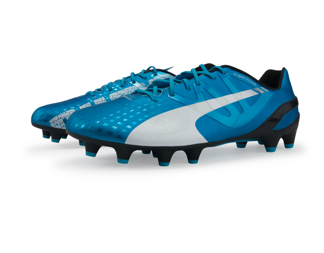 PUMA Men's evoSPEED 1.3 FG Hawaiian Ocean/White/Black - Image 5
