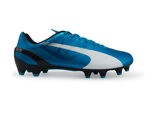 PUMA Men's evoSPEED 1.3 FG Hawaiian Ocean/White/Black